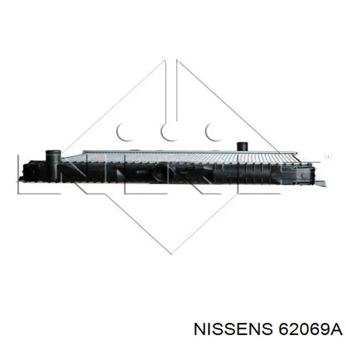 62069A Nissens Refrigeración del motor