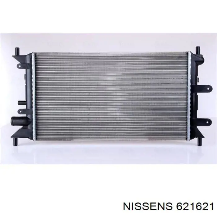 621621 Nissens radiador refrigeración del motor