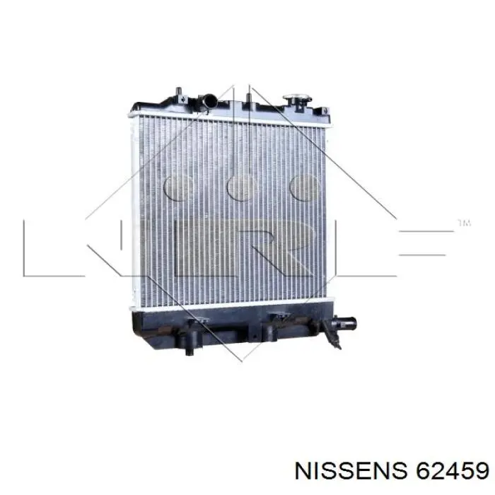 62459 Nissens radiador refrigeración del motor