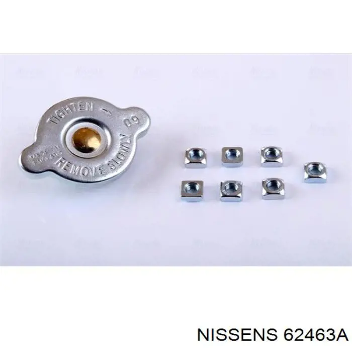 62463A Nissens radiador refrigeración del motor