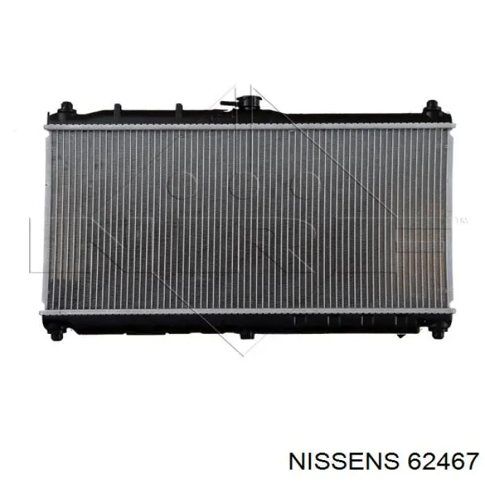 62467 Nissens radiador refrigeración del motor