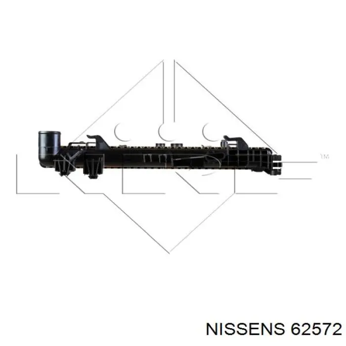 Água radiador Nissens 62572 precio, desde 78,29 EUR