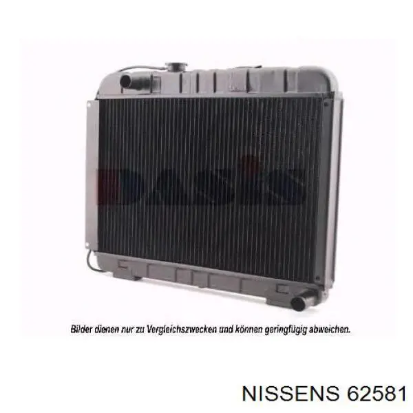 62581 Nissens Refrigeración del motor