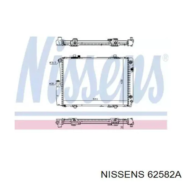 Comprar A2015006603 Mercedes Radiador de auto