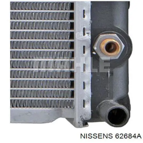 62684A Nissens radiador