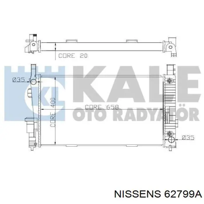 Radiador A1695000504 Mercedes