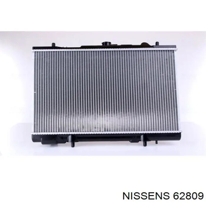 62809 Nissens radiador refrigeración del motor