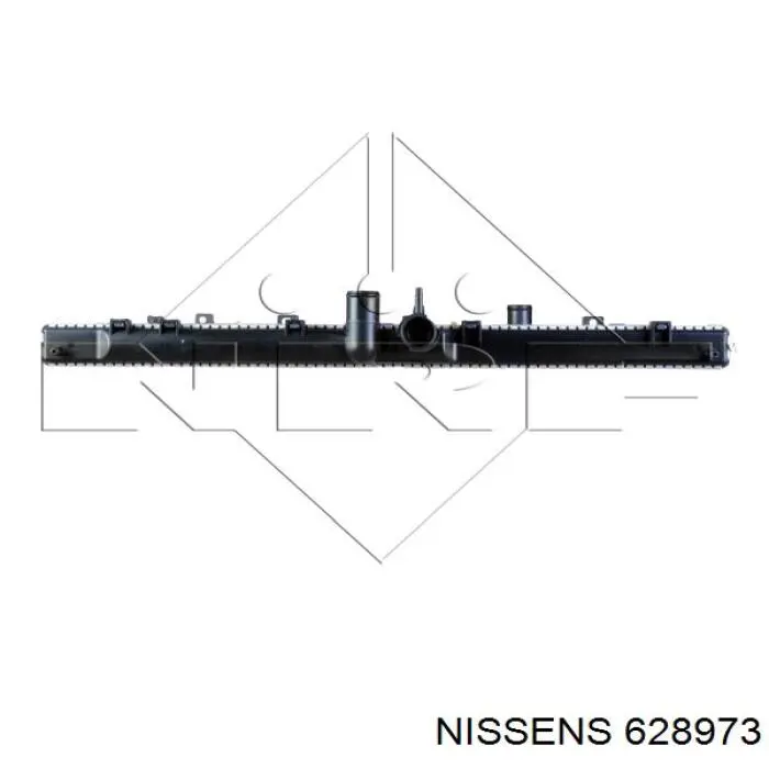 628973 Nissens radiador