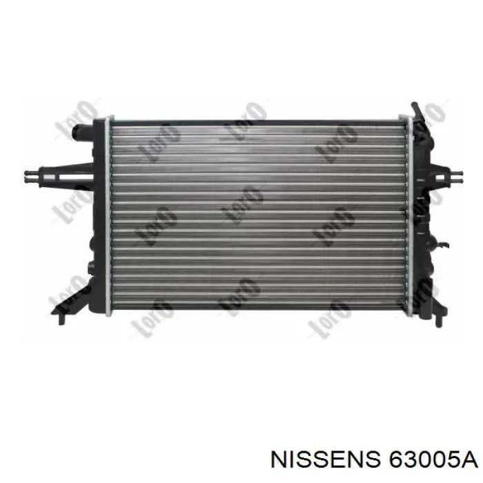 63005A Nissens radiador refrigeración del motor