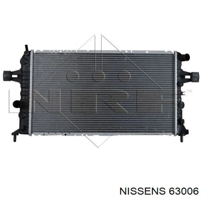 63006 Nissens radiador refrigeración del motor