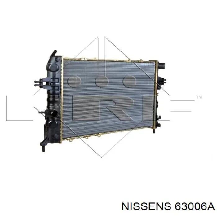 63006A Nissens radiador refrigeración del motor