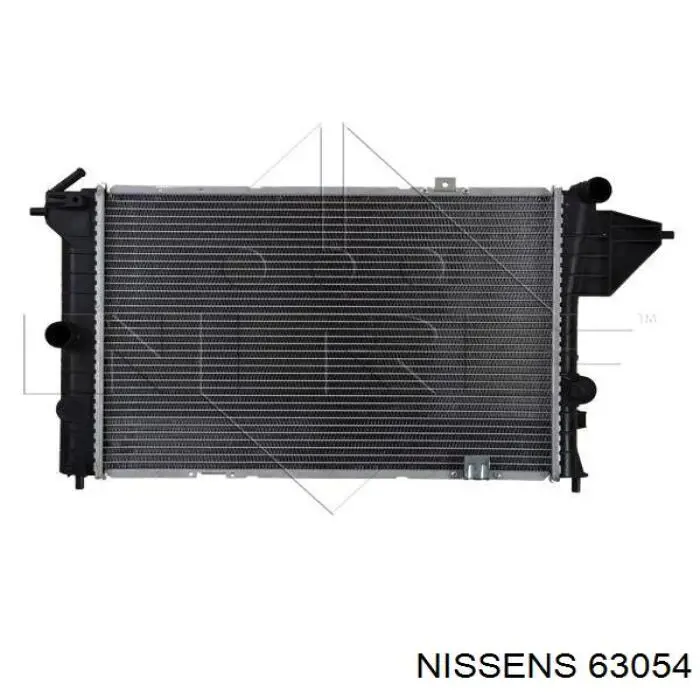 63054 Nissens radiador refrigeración del motor