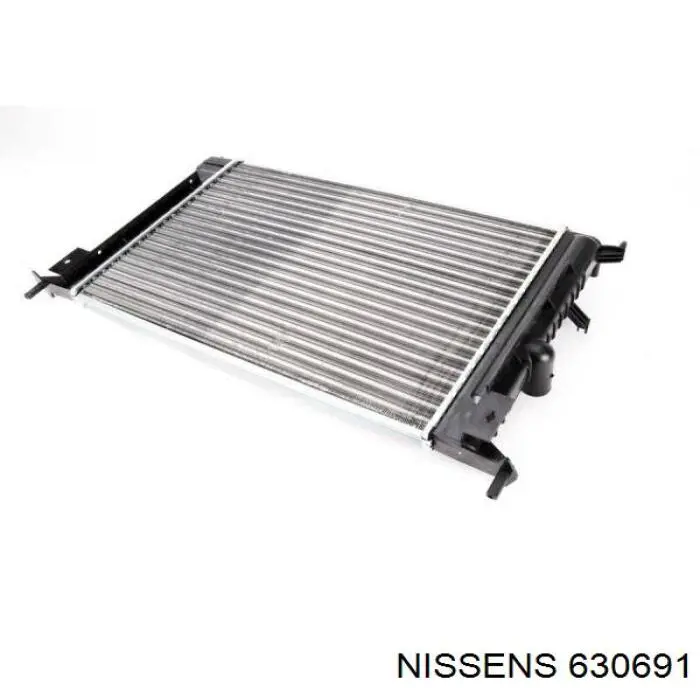 630691 Nissens radiador refrigeración del motor