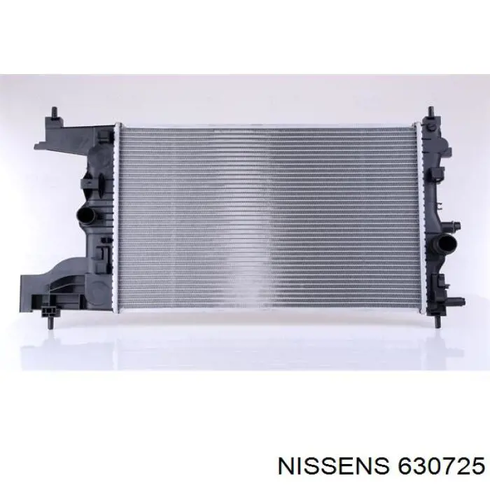 630725 Nissens radiador refrigeración del motor