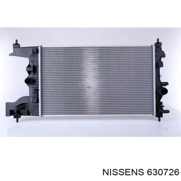 630726 Nissens radiador refrigeración del motor