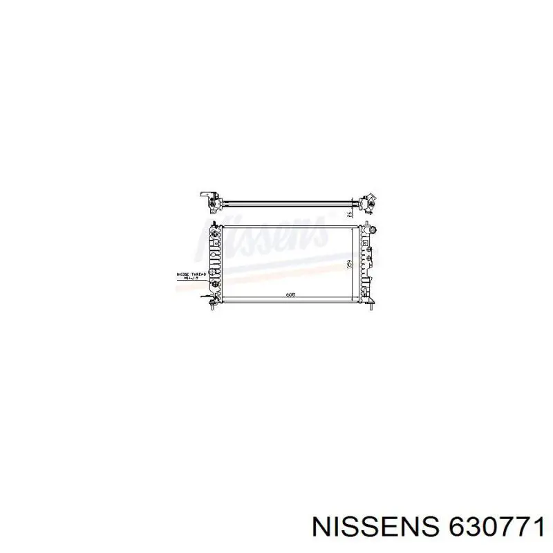 Água radiador Nissens 630771 precio, desde 66,85 EUR
