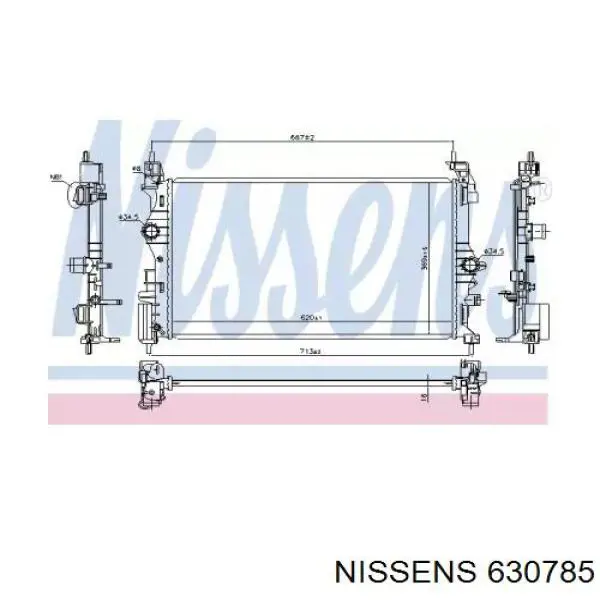 Comprar 1300368 Opel Radiador de auto