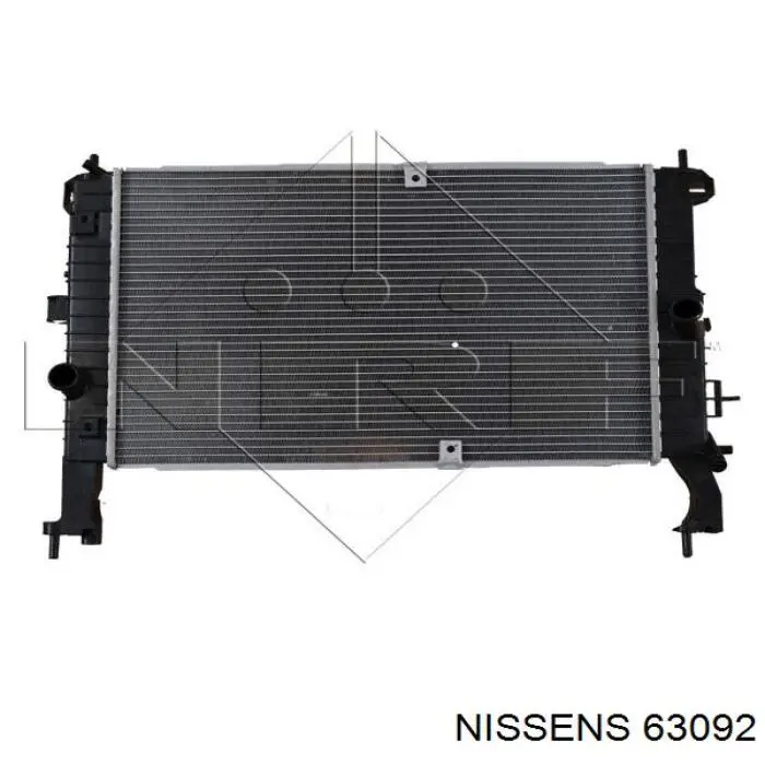 63092 Nissens radiador refrigeración del motor