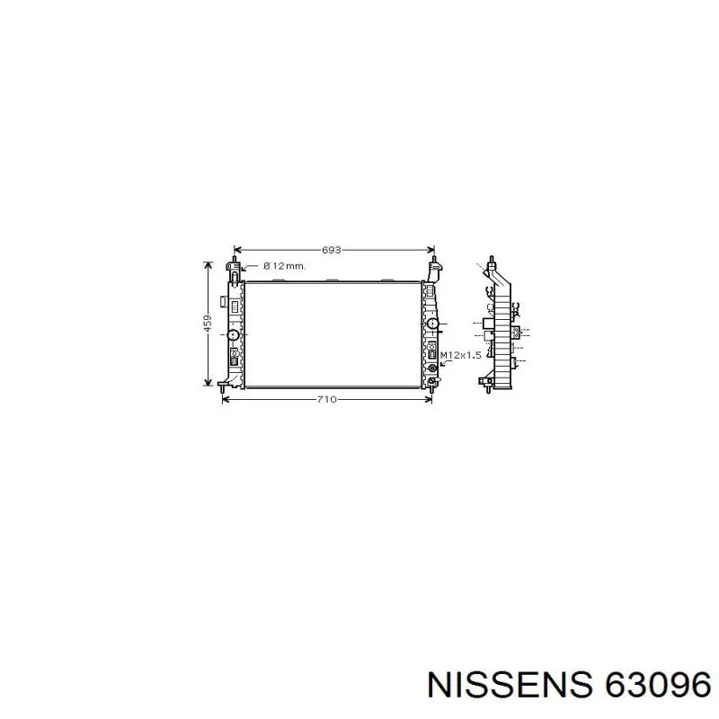 Comprar 63096 Nissens Radiador de auto