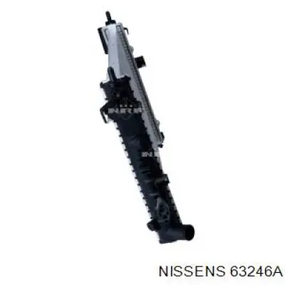 63246A Nissens radiador refrigeración del motor