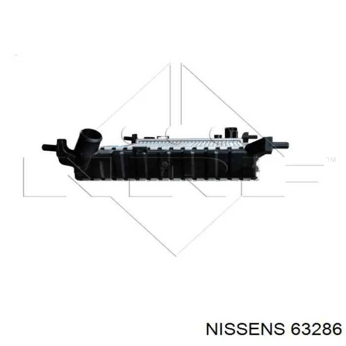 63286 Nissens radiador refrigeración del motor