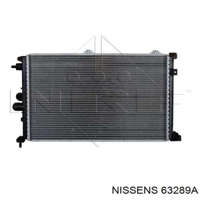 63289A Nissens radiador refrigeración del motor