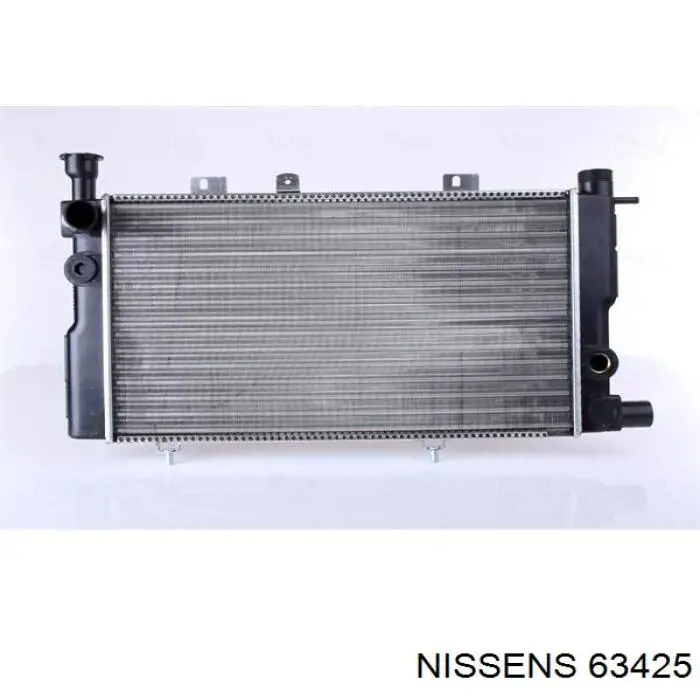 63425 Nissens radiador refrigeración del motor