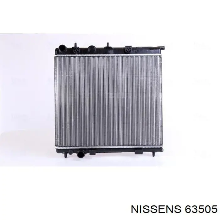 63505 Nissens radiador refrigeración del motor