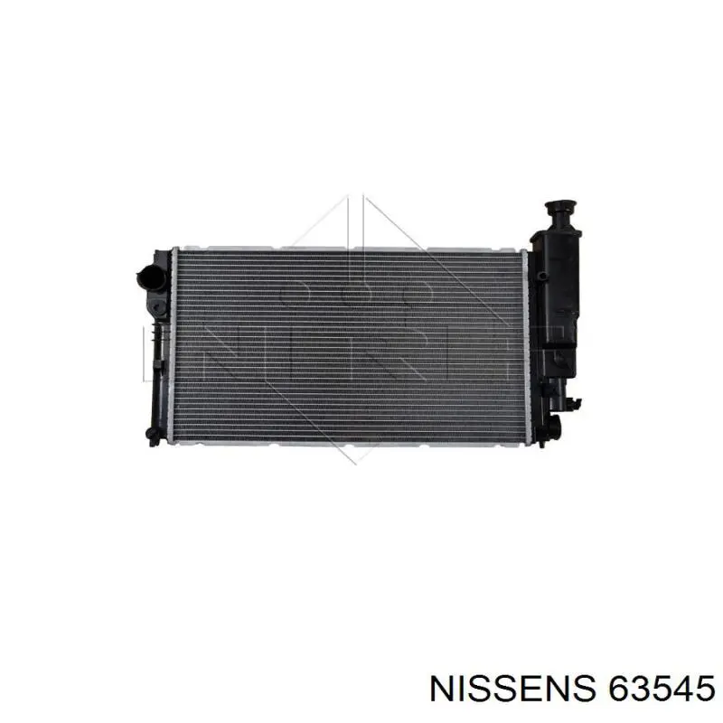 63545 Nissens radiador refrigeración del motor