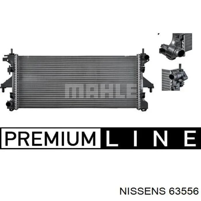 CR880000P Mahle Original radiador