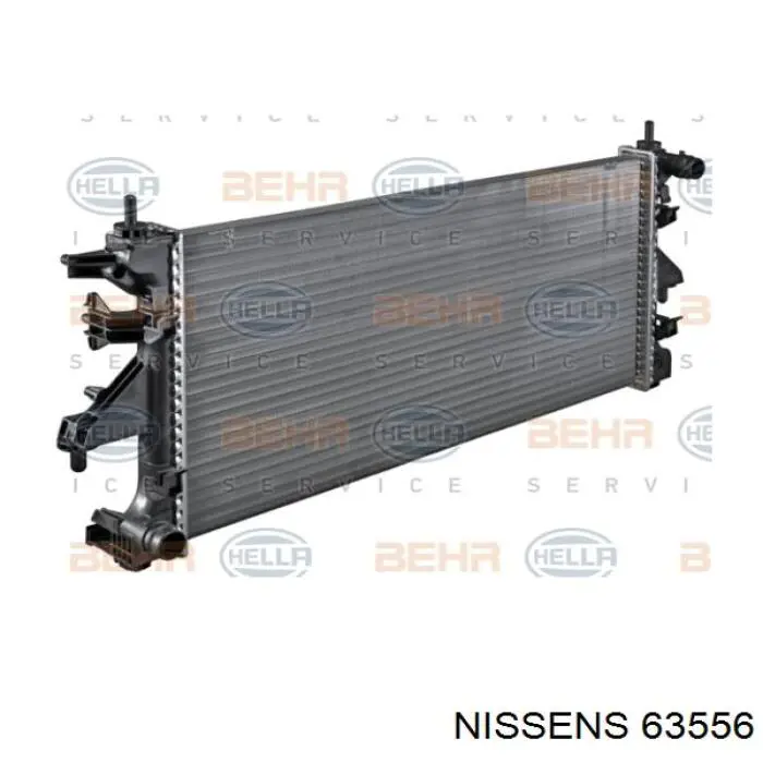 Radiador 63556 Nissens