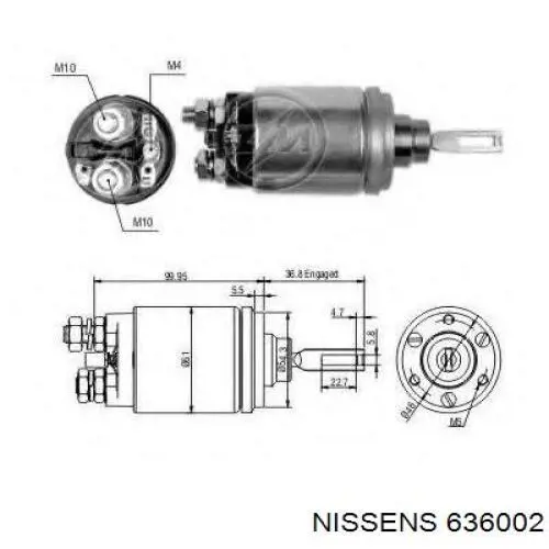 Água radiador Nissens 636002 precio, desde 63,73 EUR