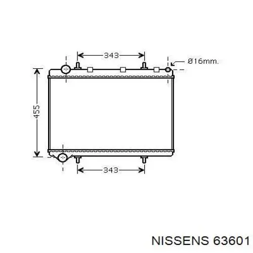 Comprar 63601 Nissens Radiador de auto