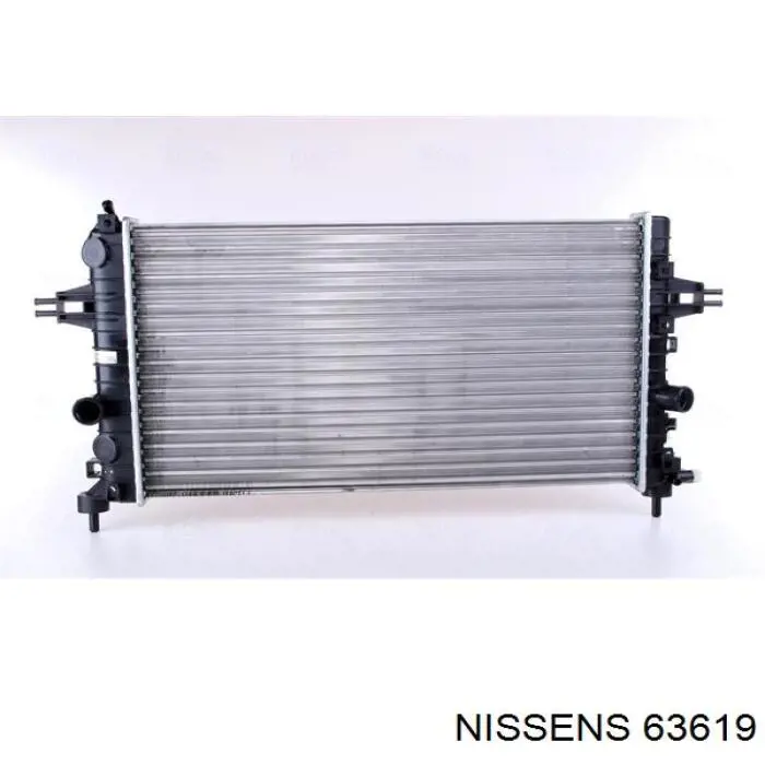 63619 Nissens radiador refrigeración del motor