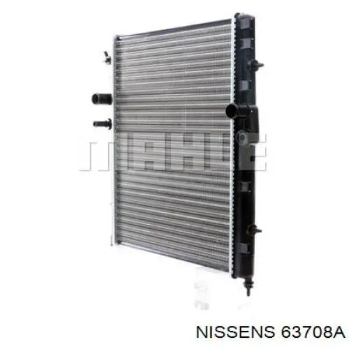 63708A Nissens radiador