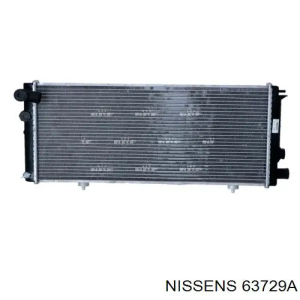 63729A Nissens radiador refrigeración del motor