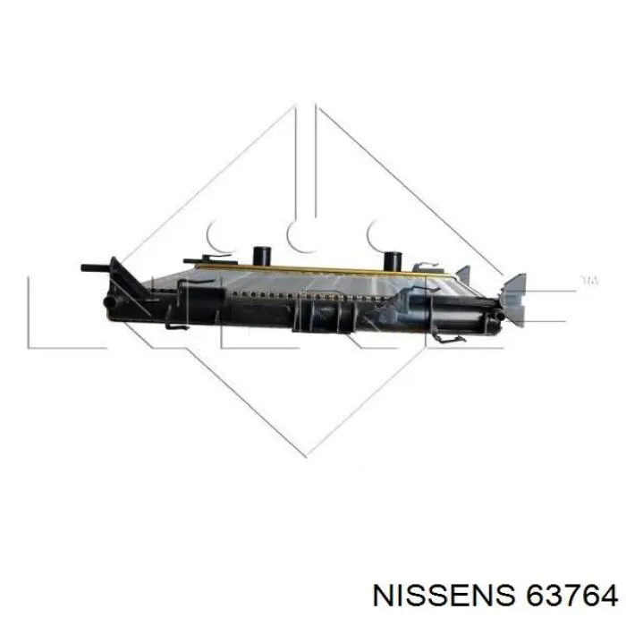 Água radiador Nissens 63764 precio, desde 86,86 EUR