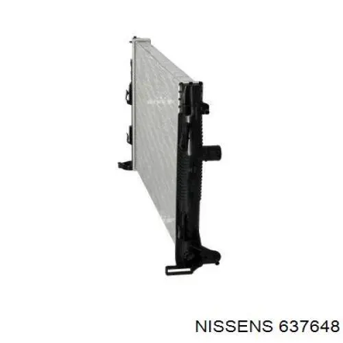 637648 Nissens radiador refrigeración del motor