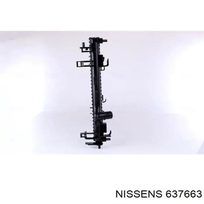 637663 Nissens radiador refrigeración del motor