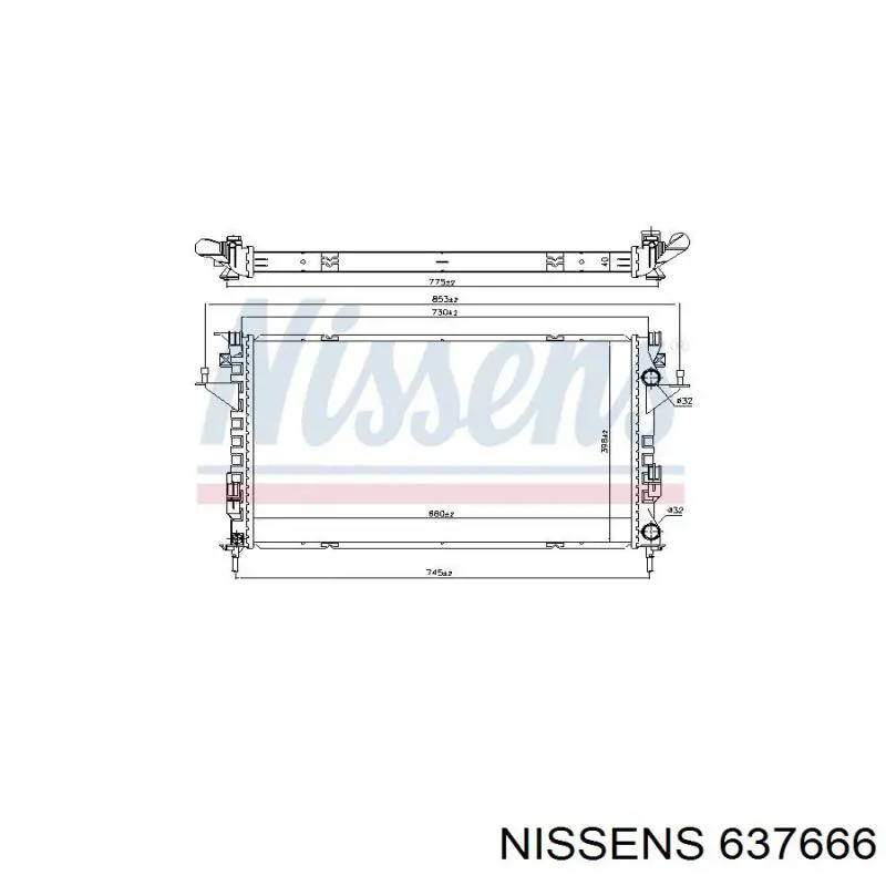 8200008766 Renault (RVI) radiador refrigeración del motor