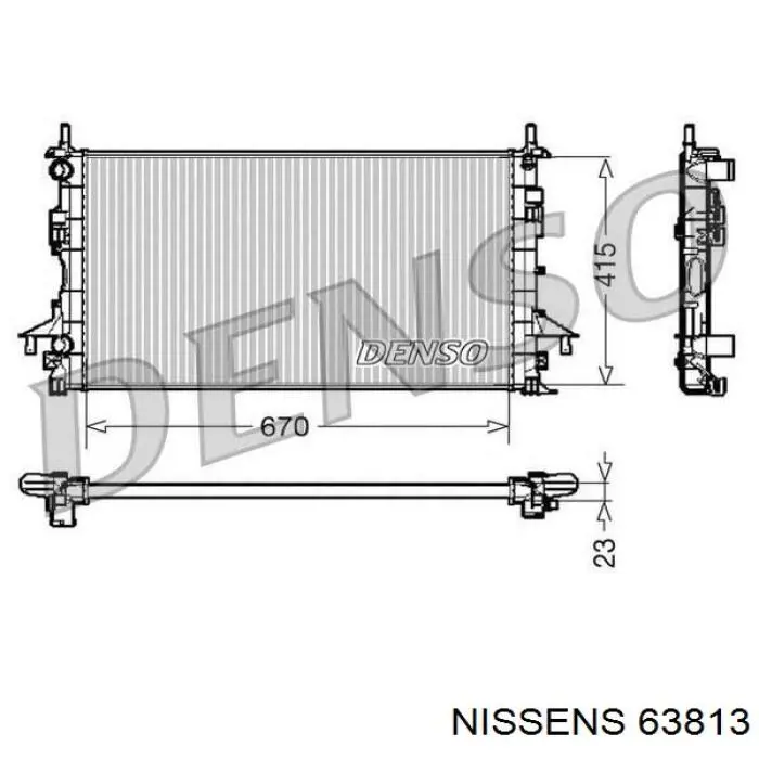 Radiador refrigeración del motor Renault Espace 4 JK0