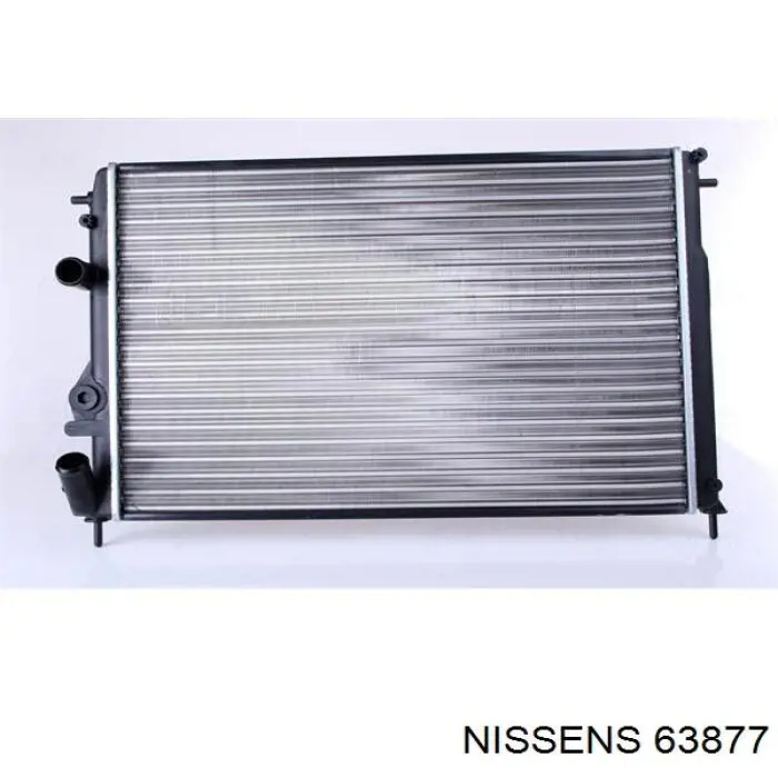 63877 Nissens radiador refrigeración del motor