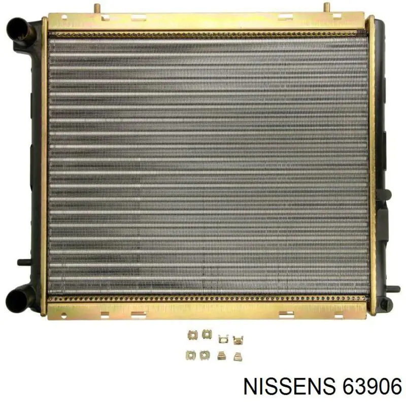 63906 Nissens radiador refrigeración del motor