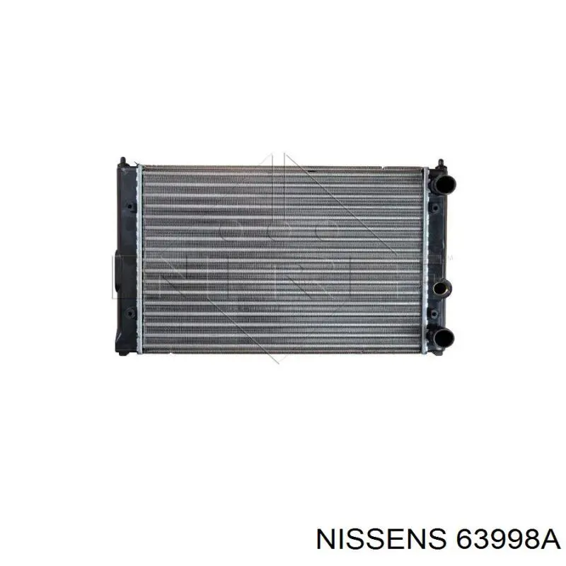 63998A Nissens radiador refrigeración del motor