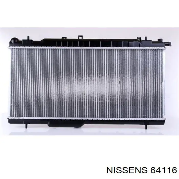 64116 Nissens radiador refrigeración del motor