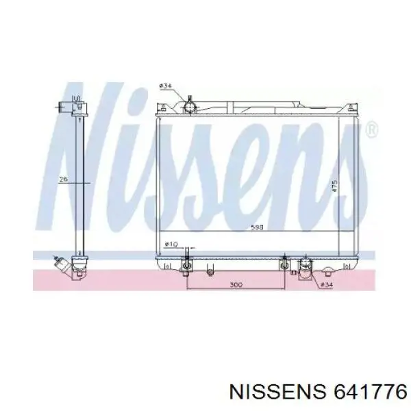Comprar 641776 Nissens Radiador de auto