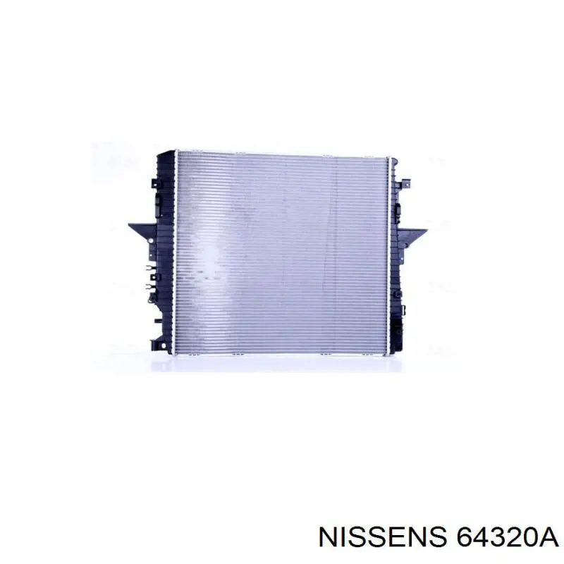 Radiador refrigeración del motor NISSENS 64320A