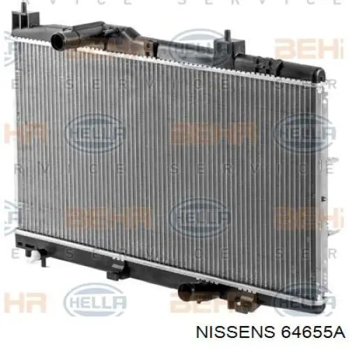 Radiador 1640033080 Toyota
