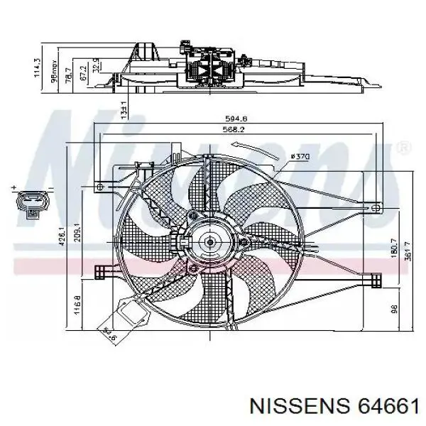 Comprar 64661 Nissens Radiador de auto