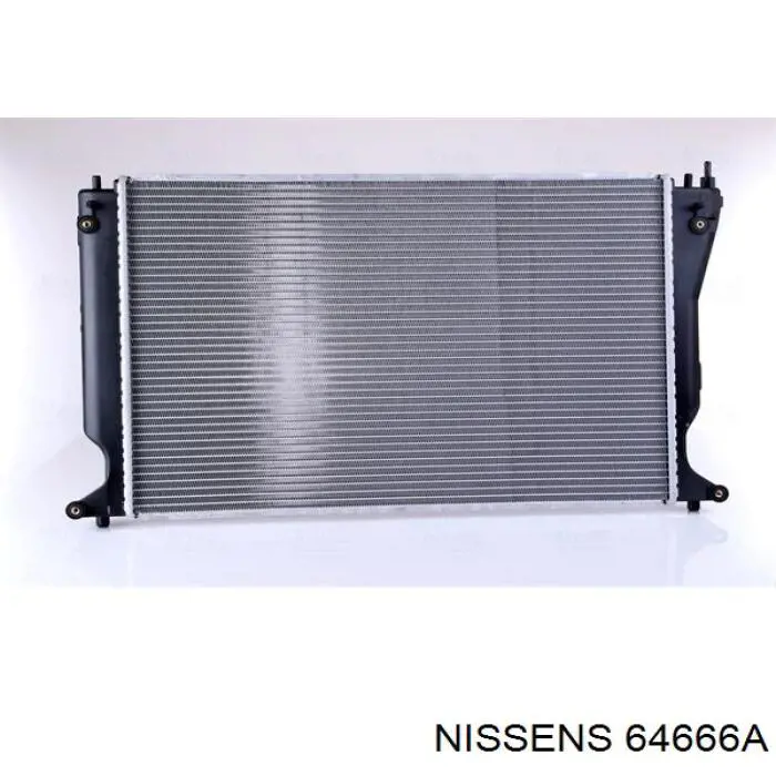 64666A Nissens radiador refrigeración del motor